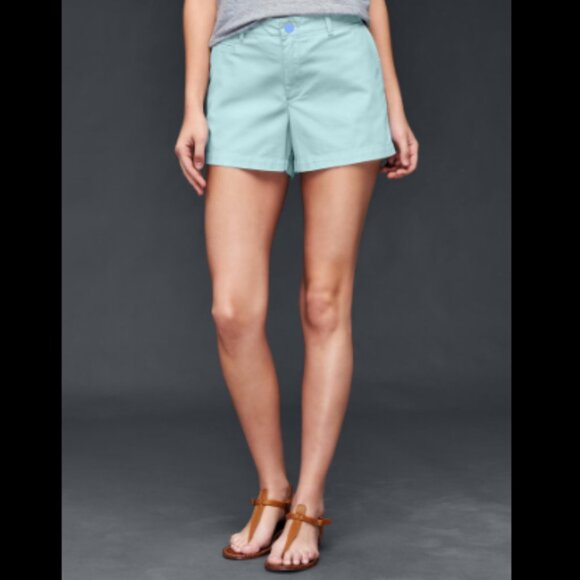 Brand New Women's Pale Blue GAP Short Shorts - Picture 1 of 6